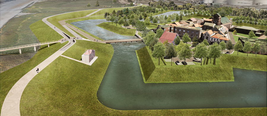 Beeld over toekomstig Lillo - Masterplan